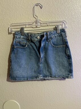 pacsun jean skirt